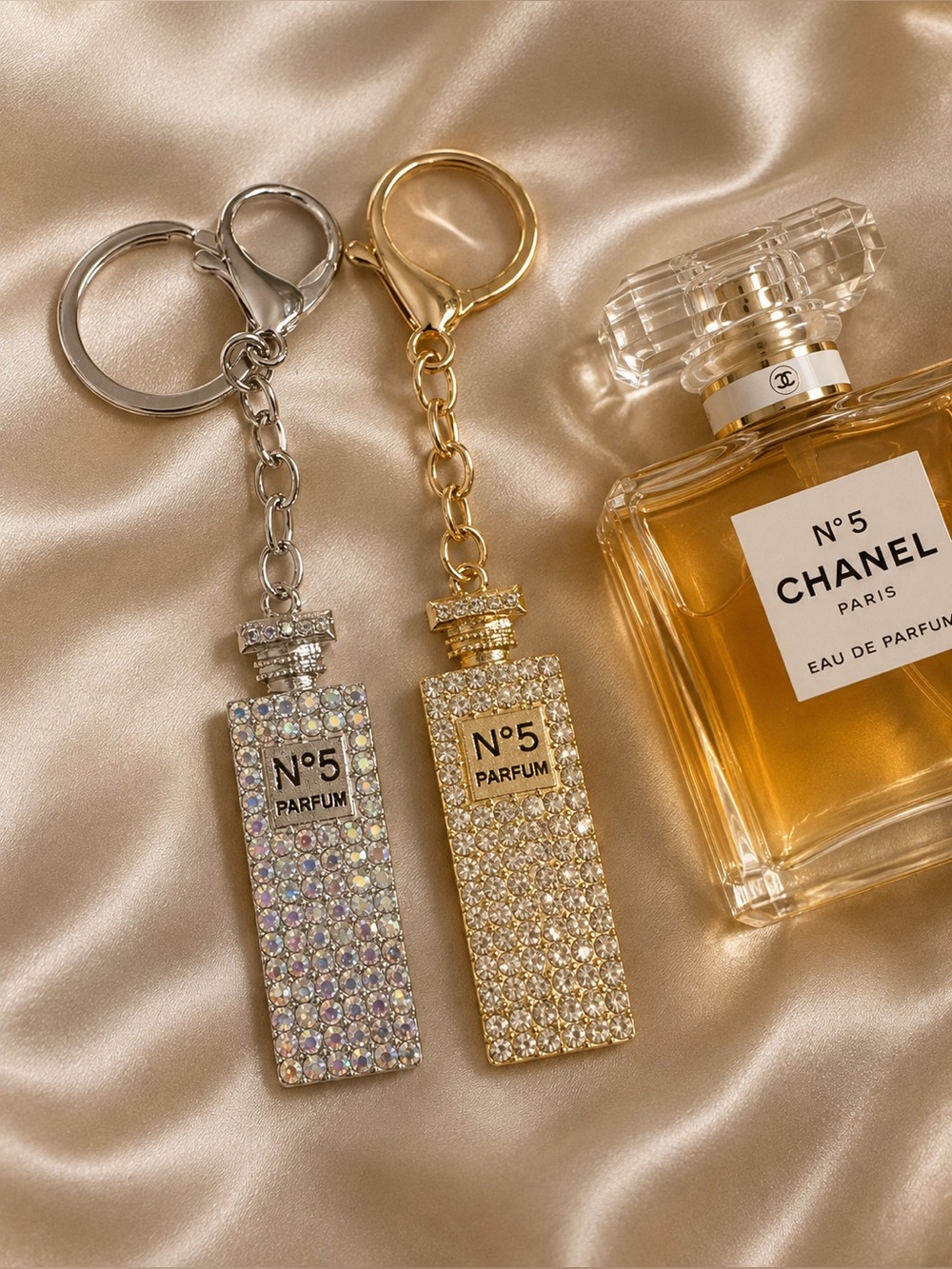 Parfum Bottle Bag charm/Keychain New